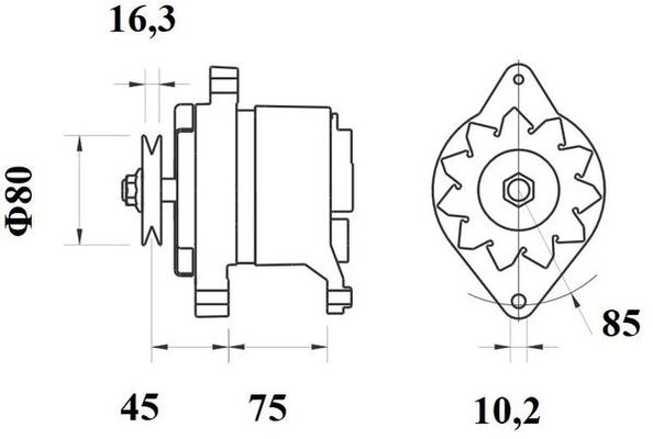 Mahle Original Alternator/Dynamo MG 721