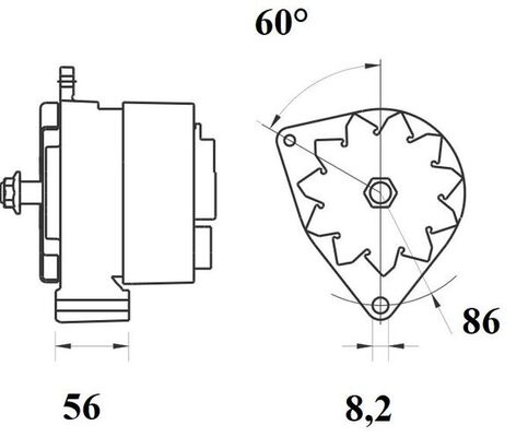 Mahle Original Alternator/Dynamo MG 718