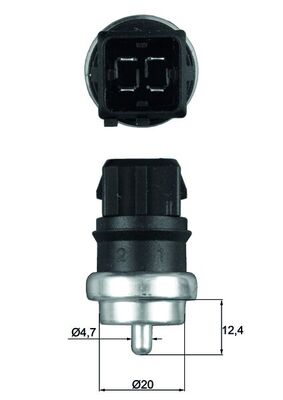 Temperatuursensor Mahle Original TSE 14