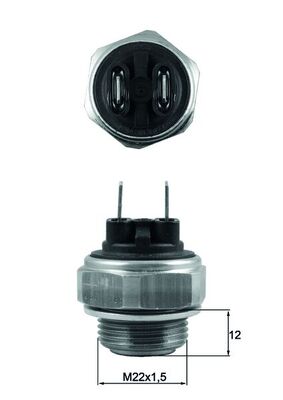 Mahle Original Temperatuurschakelaar TSW 62