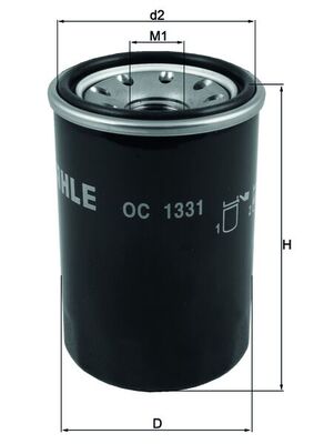 Mahle Original Oliefilter OC 1331