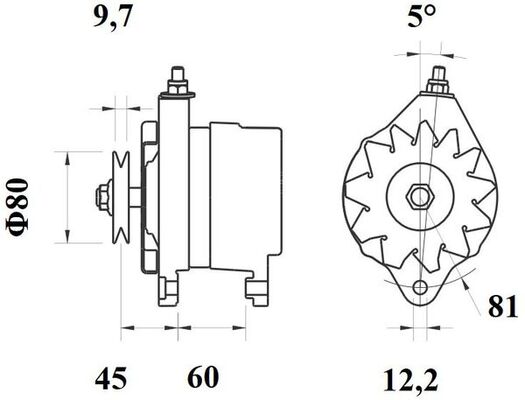 Mahle Original Alternator/Dynamo MG 16