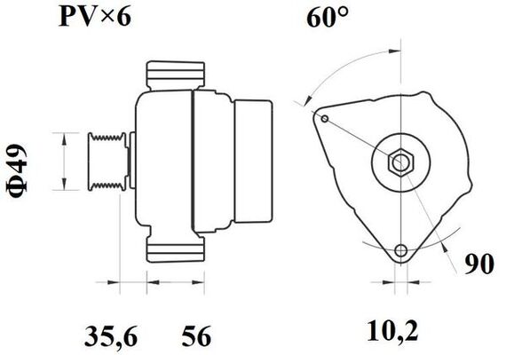 Mahle Original Alternator/Dynamo MG 19