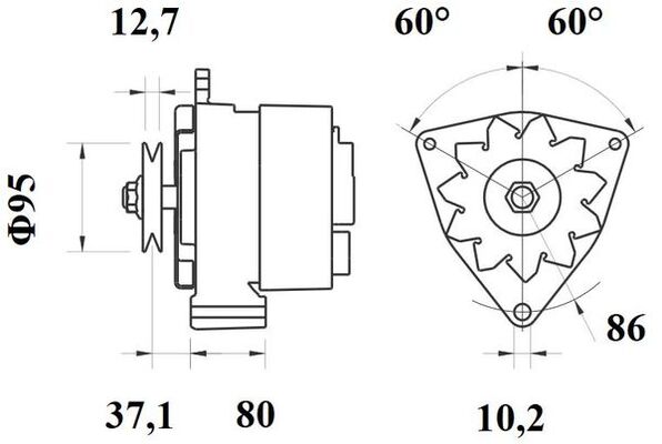 Mahle Original Alternator/Dynamo MG 20