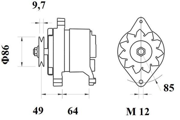 Mahle Original Alternator/Dynamo MG 151