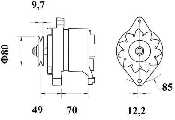 Mahle Original Alternator/Dynamo MG 191