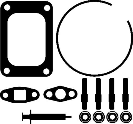 Turbolader montageset Mahle Original 038 TA 18618 000