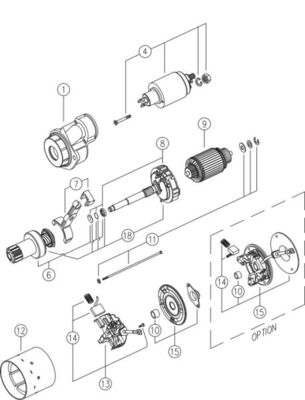 Mahle Original Starter MS 381