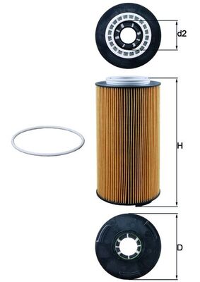 Mahle Original Oliefilter OX 1097D
