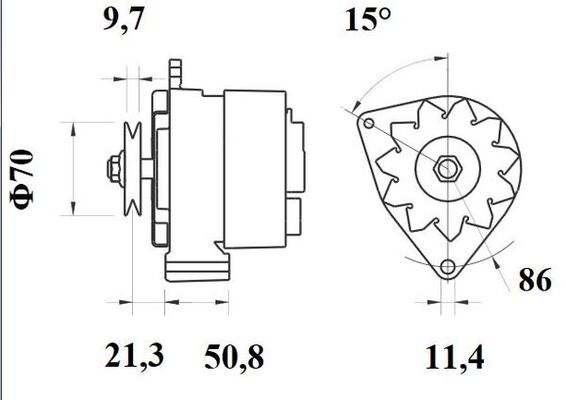 Mahle Original Alternator/Dynamo MG 149