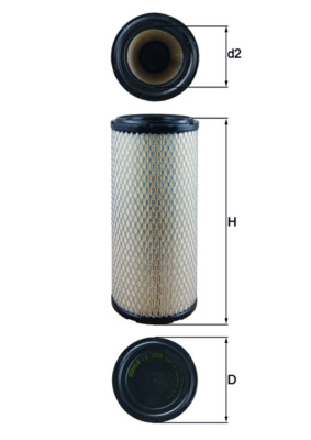 Luchtfilter Mahle Original LX 2959