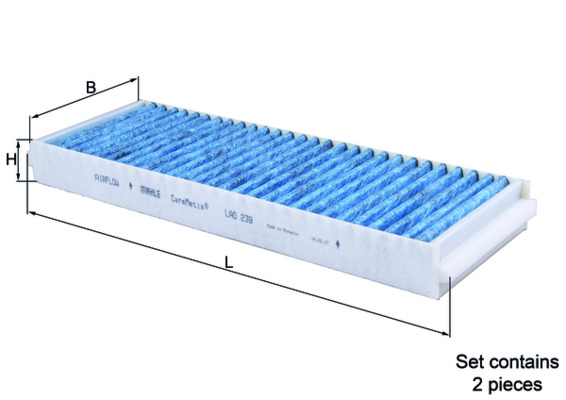 Interieurfilter Mahle Original LAO 239/S