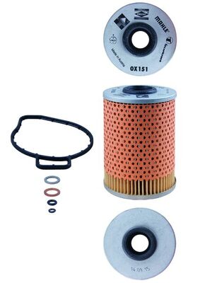 Mahle Original Oliefilter OX 151D