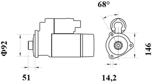 Mahle Original Starter MS 773