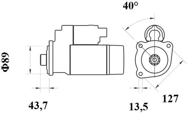 Mahle Original Starter MS 782