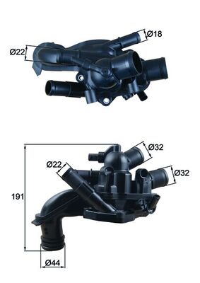 Mahle Original Thermostaat TM 46 105