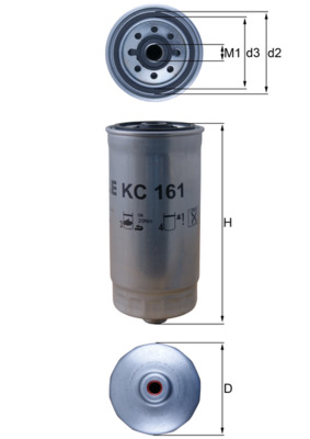 Mahle Original Brandstoffilter KC 161