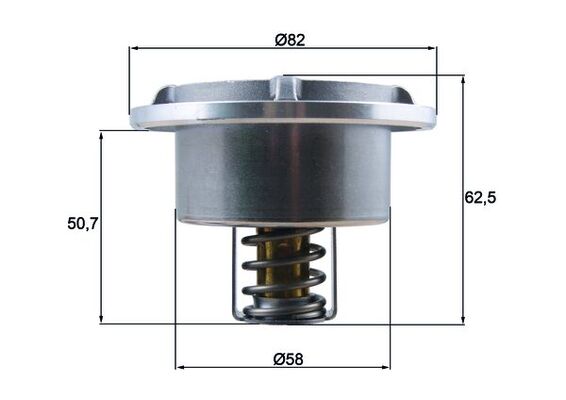 Mahle Original Thermostaat THD 6 86