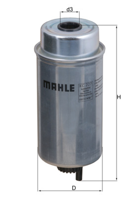 Brandstoffilter Mahle Original KC 227