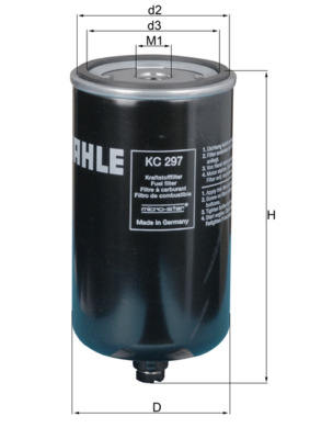 Mahle Original Brandstoffilter KC 297