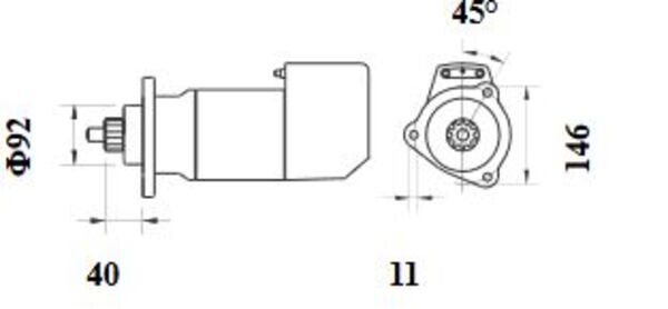 Mahle Original Starter MS 697