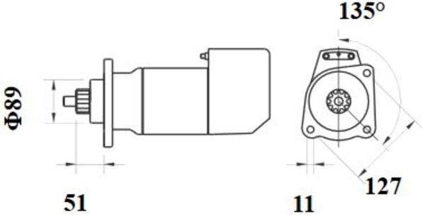 Mahle Original Starter MS 699