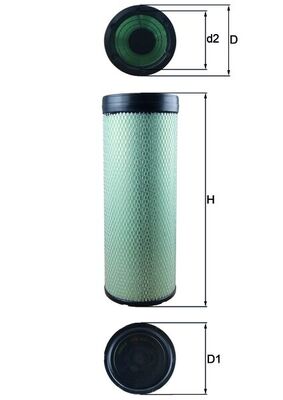 Mahle Original Oliefilter LXS 602