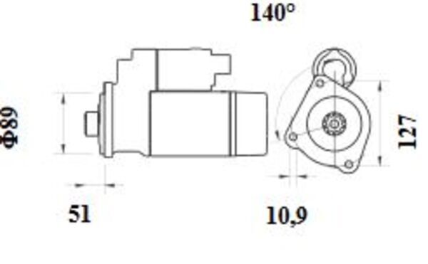 Mahle Original Starter MS 62
