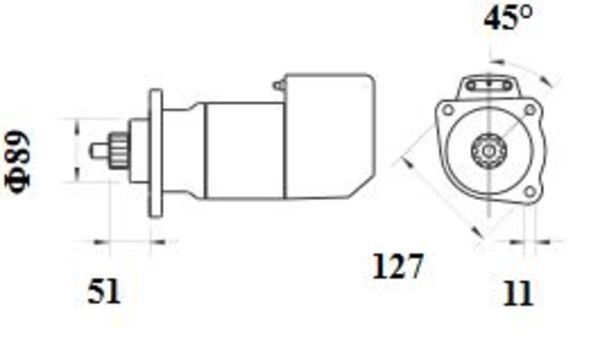 Mahle Original Starter MS 700