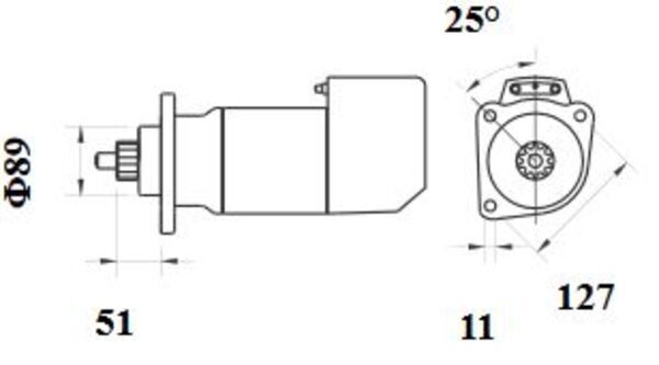 Mahle Original Starter MS 705