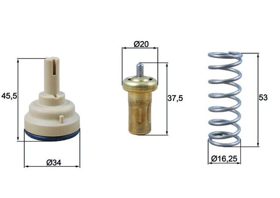 Thermostaat Mahle Original TX 181 95D