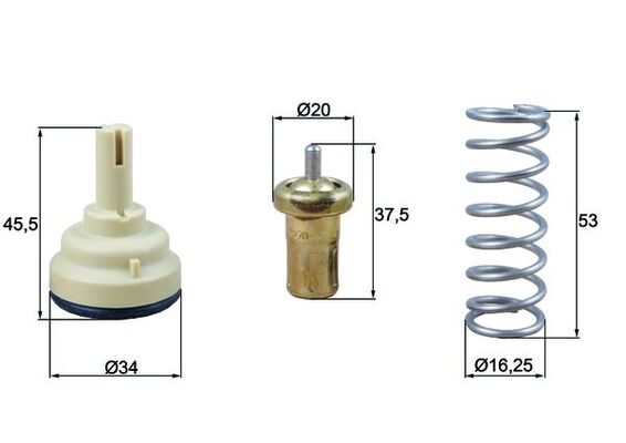 Mahle Original Thermostaat TX 181 105D