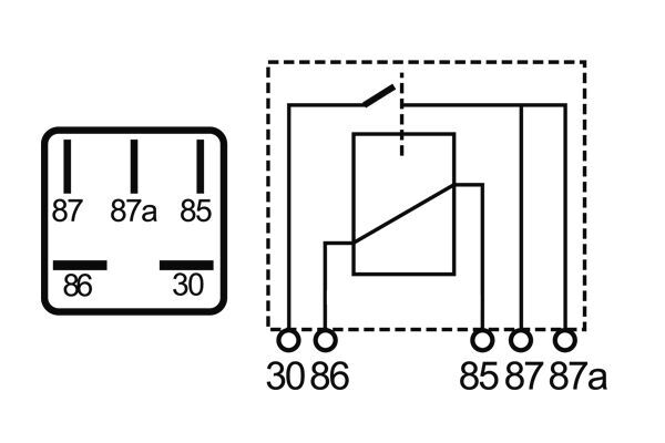 Mahle Original Relais, arbeidsstroom MR 1
