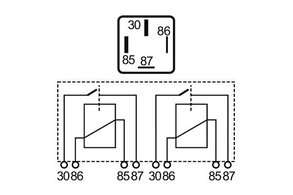 Mahle Original Relais, arbeidsstroom MR 42