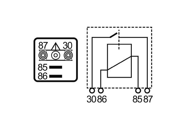 Mahle Original Relais, arbeidsstroom MR 101