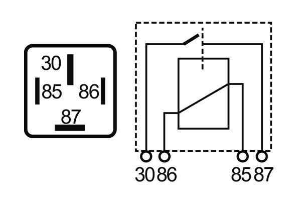Mahle Original Relais, arbeidsstroom MR 34