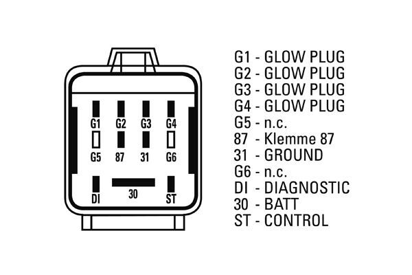 Mahle Original Relais gloeitijd MHG 34