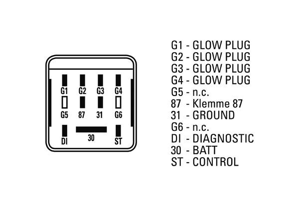 Mahle Original Relais gloeitijd MHG 38