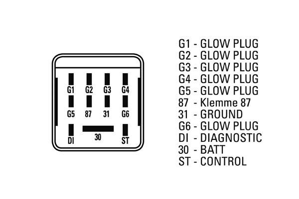 Mahle Original Relais gloeitijd MHG 39