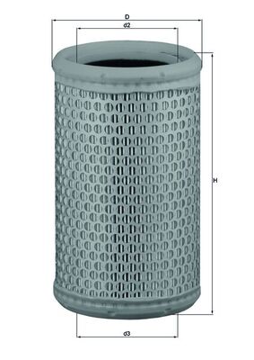 Mahle Original Luchtfilter LX 646/1