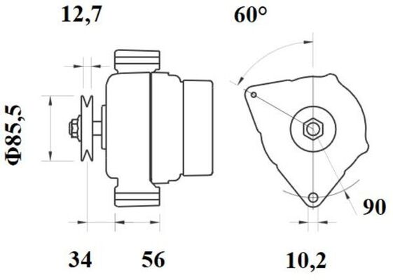 Mahle Original Alternator/Dynamo MG 144