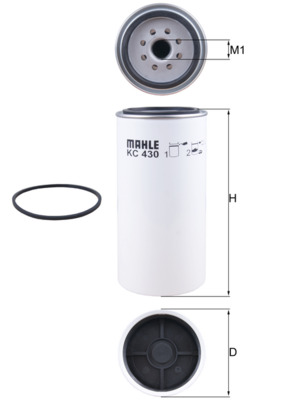 Mahle Original Brandstoffilter KC 430D