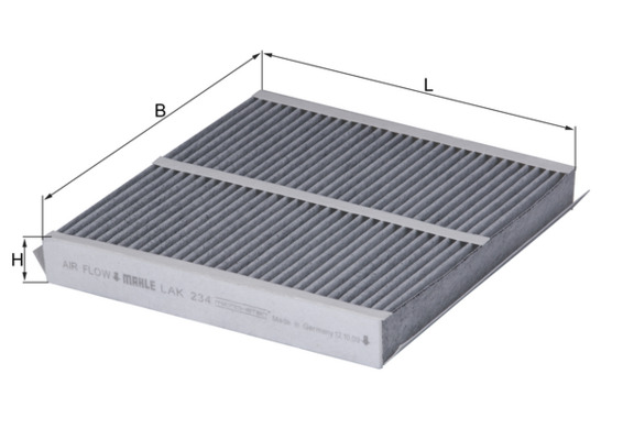 Mahle Original Interieurfilter LAK 234