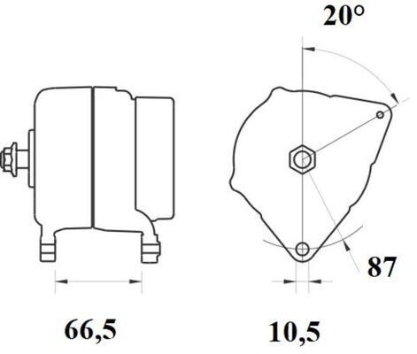 Mahle Original Alternator/Dynamo MG 897