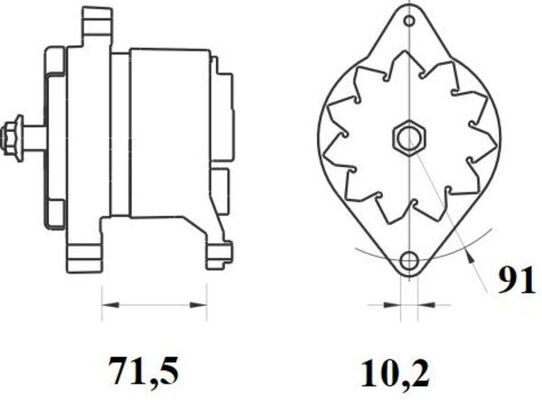 Mahle Original Alternator/Dynamo MG 821