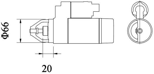 Mahle Original Starter MS 436