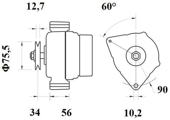 Mahle Original Alternator/Dynamo MG 143