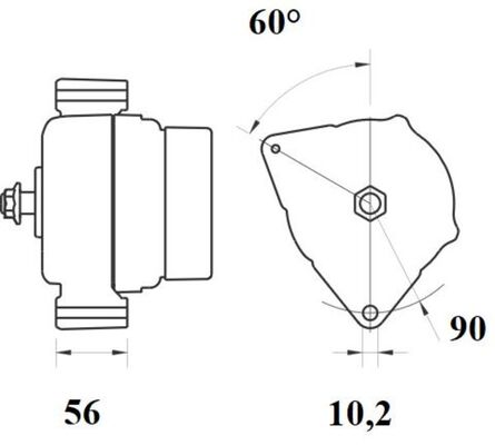 Mahle Original Alternator/Dynamo MG 53