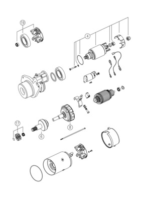 Mahle Original Starter MS 783