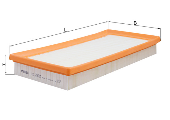 Luchtfilter Mahle Original LX 2962